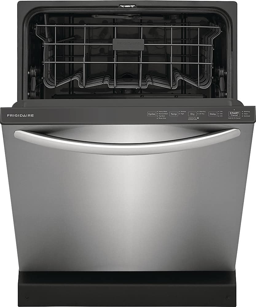 Alt View 1. Frigidaire - 24" Top Control Built-In Plastic Tub Dishwasher with MaxDry 52 dBA - Stainless Steel.
