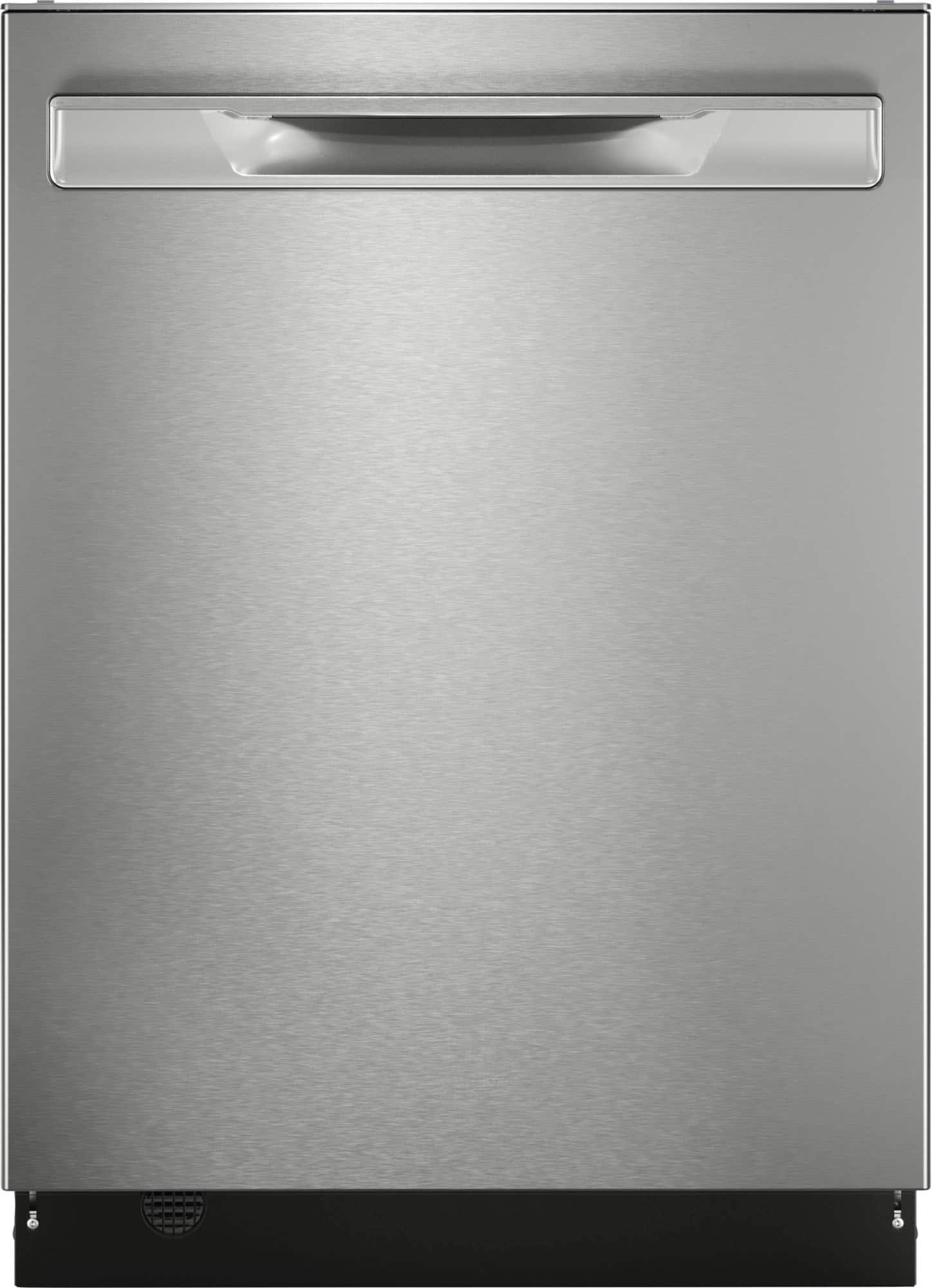 Frigidaire - Gallery 24" Top Control Built-In Tub Dishwasher with CleanBoost Technology, 47 dBA - Stainless Steel
