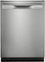Frigidaire - Gallery 24" Top Control Built-In Stainless Steel Tub Dishwasher with CleanBoost Technology 47 dBA - Stainless Steel