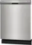 Angle. Frigidaire - 24" Front Control Built-In Plastic Tub Dishwasher with MaxDry 54 dBA - Stainless Steel.