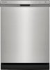 Frigidaire - 24" Front Control Built-In Plastic Tub Dishwasher with MaxDry 54 dBA - Stainless Steel