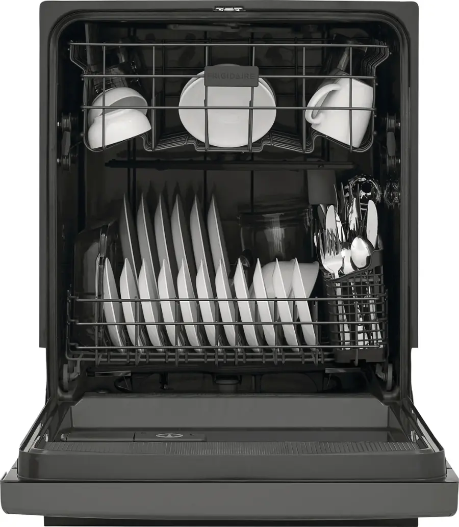 Alt View 12. Frigidaire - 24" Front Control Built-In Plastic Tub Dishwasher with MaxDry 54 dBA - Stainless Steel.