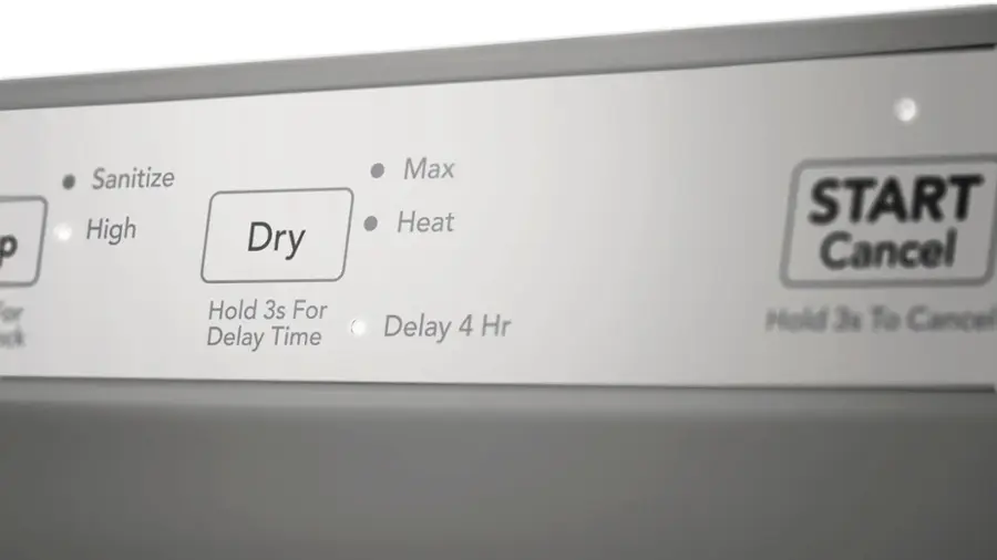 Alt View 15. Frigidaire - 24" Front Control Built-In Plastic Tub Dishwasher with MaxDry 54 dBA - Stainless Steel.