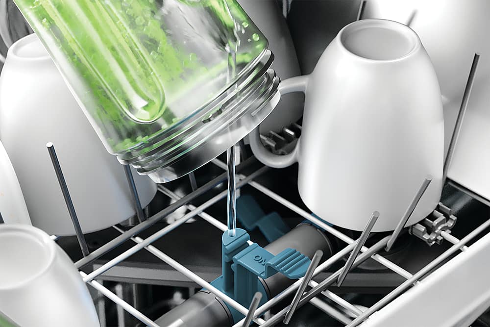 Alt View 15. Frigidaire - Gallery 24" Top Control Built-In Stainless Steel Tub Dishwasher with CleanBoost Technology 47 dBA - Stainless steel.