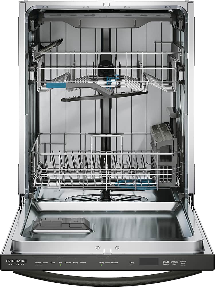 Alt View 1. Frigidaire - Gallery 24" Top Control Built-In Stainless Steel Tub Dishwasher with CleanBoost Technology 47 dBA - Stainless steel.