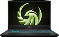 MSI - Bravo 15 15.6" 144hz Gaming Laptop FHD - Ryzen 9-7940HS with 16GB Memory - NVIDA GeForce RTX 4060 - 1TB SSD - Aluminum Black - Front_Zoom