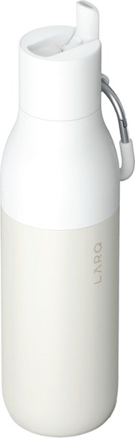 Angle Zoom. LARQ Bottle Flip Top 740ml & 25oz - Granite White.