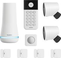 SimpliSafe - 2 Camera Outdoor Wireless Security System with 5 Sensors - White - Front_Zoom