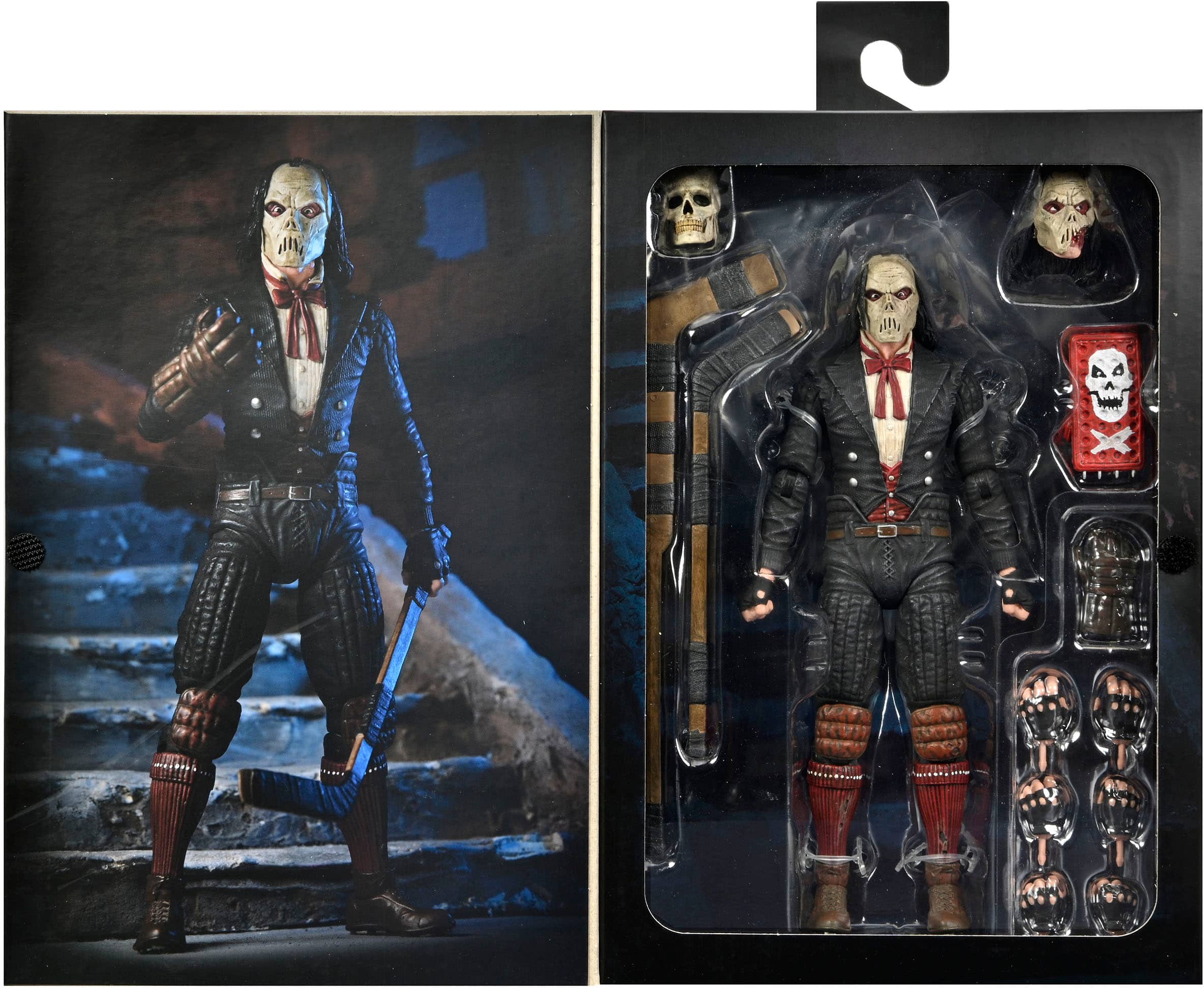 Angle. NECA - Universal Monsters-Teenage Mutant Ninja Turtles 7”- Casey Jones as The Phantom of the Opera.