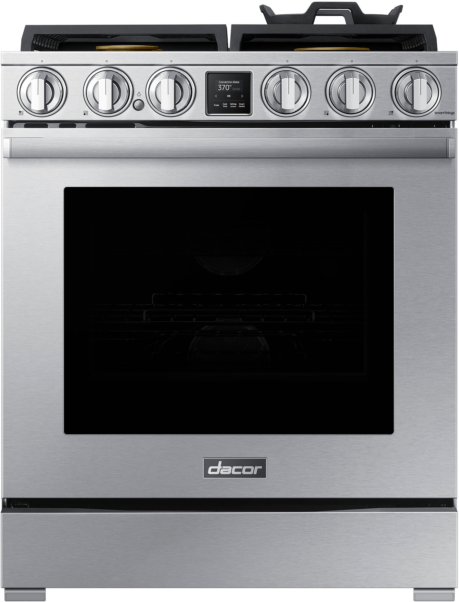Dacor 36-inch Freestanding Dual Fuel Range with 7 LCD Control Panel D