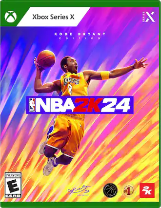 Xbox Series X NBA 2K24 Kobe Bryant Edition NBA LAKERS 8 NBA2K24 EVERYONE E ESRB Rated. - E (Everyone)