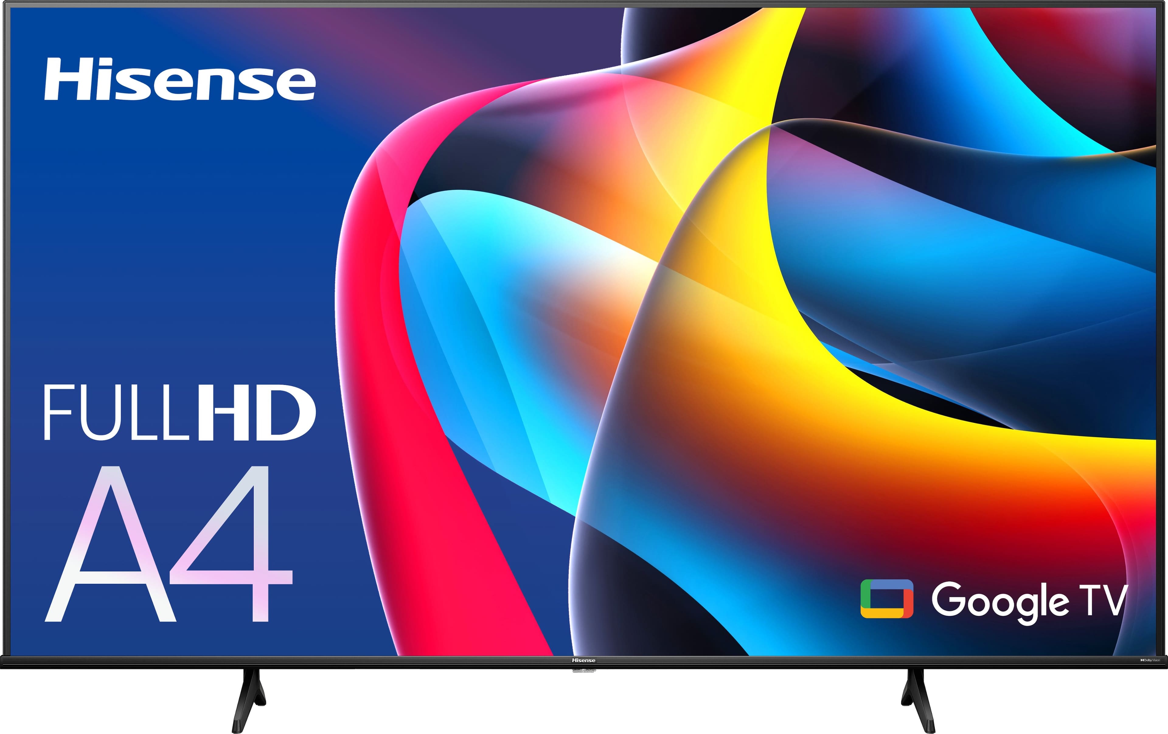 Hisense Televisor inteligente Android de 32 pulgadas FHD 1080p de la serie  A4 con DTS Virtual X, modos de juego y deportes, Chromecast integrado