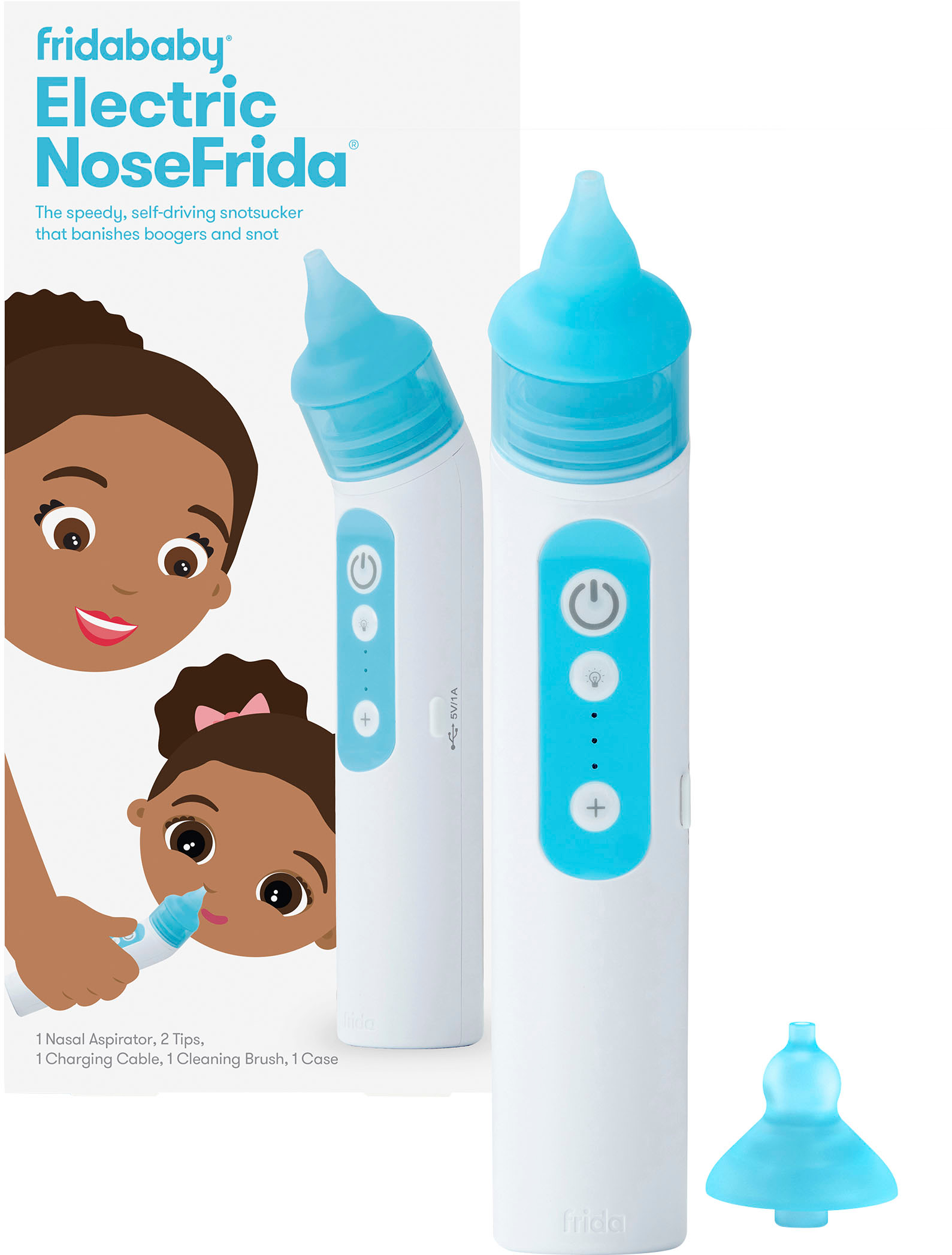 Frida Baby Electric Nosefrida Nasal Aspirator - 5pc : Target