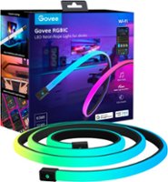 Govee - RGBIC LED Neon Rope Light for Desks 6.5ft - Mulit - Front_Zoom