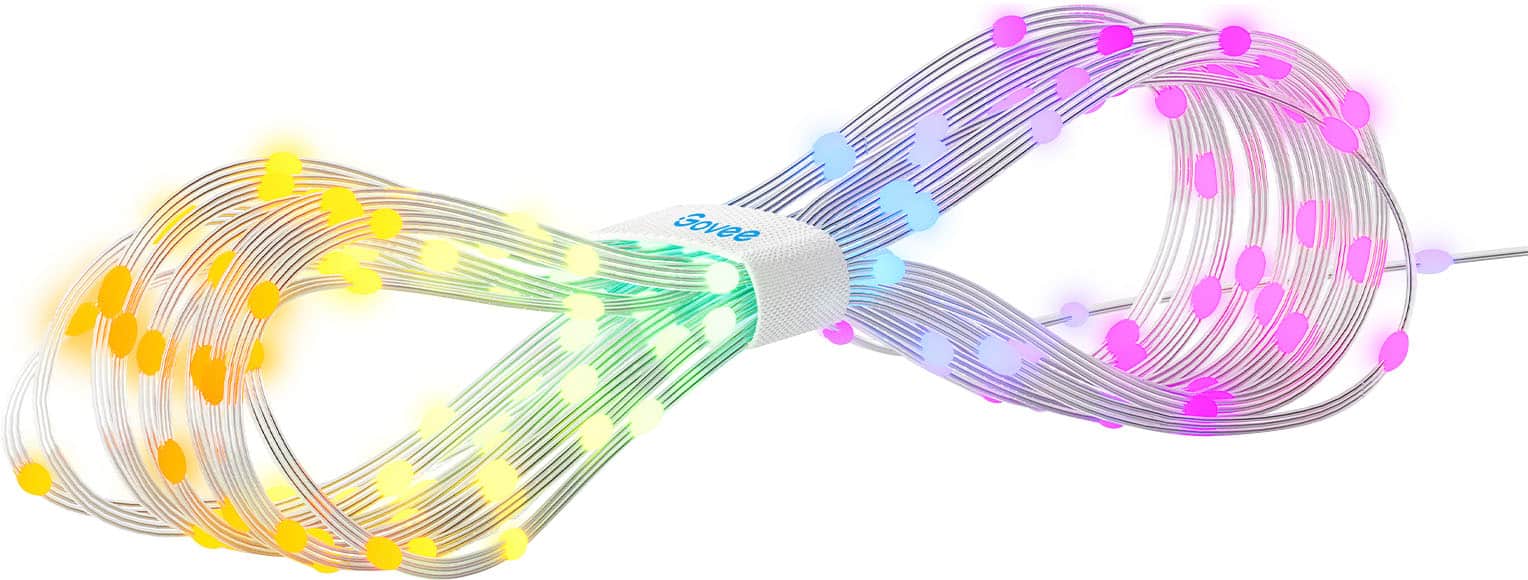 Alt View 12. Govee - RGBIC Curtain Lights - Multi.