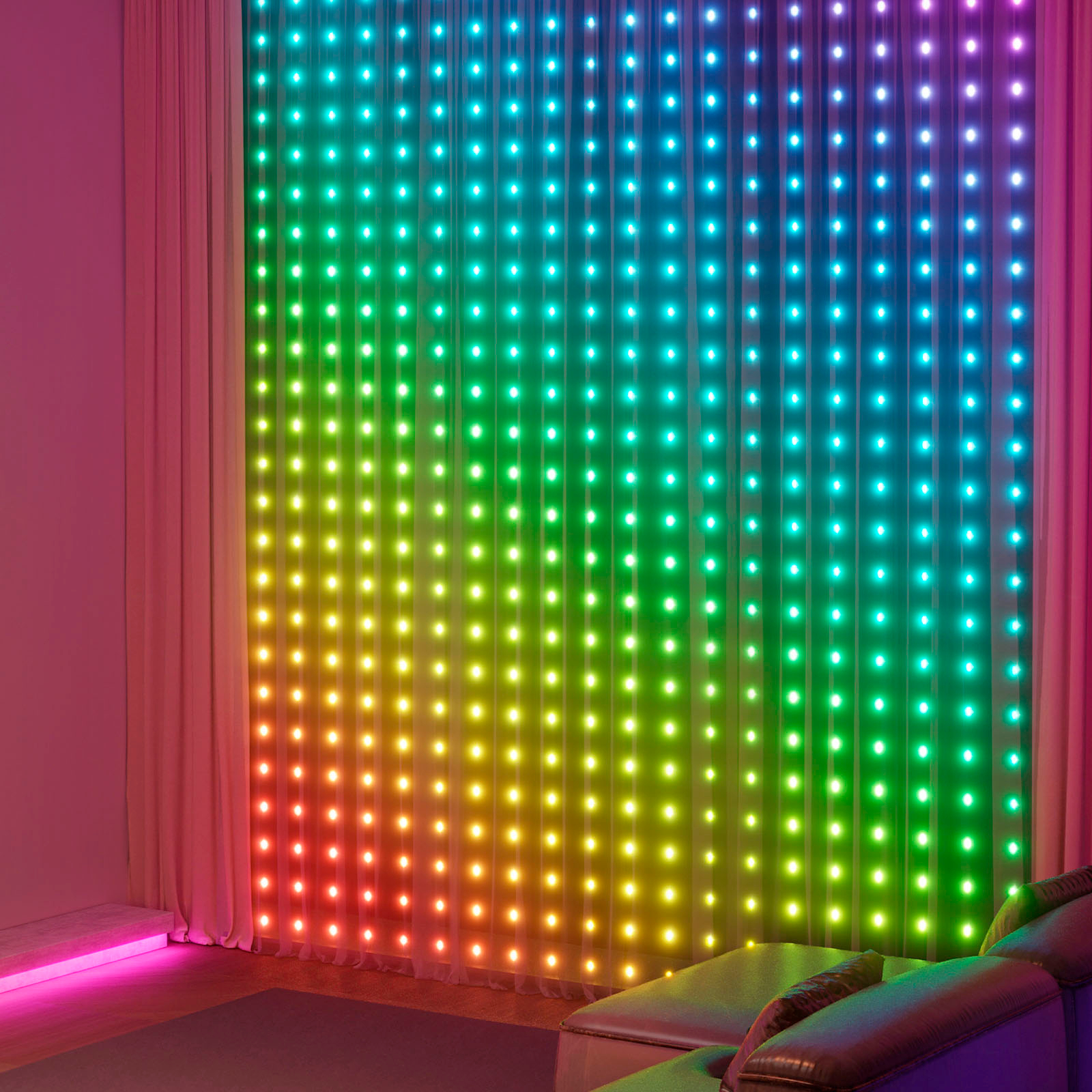 Govee H70B1 Rideau lumineux intelligent RGBIC 520 LED multicolores 1,5x2m