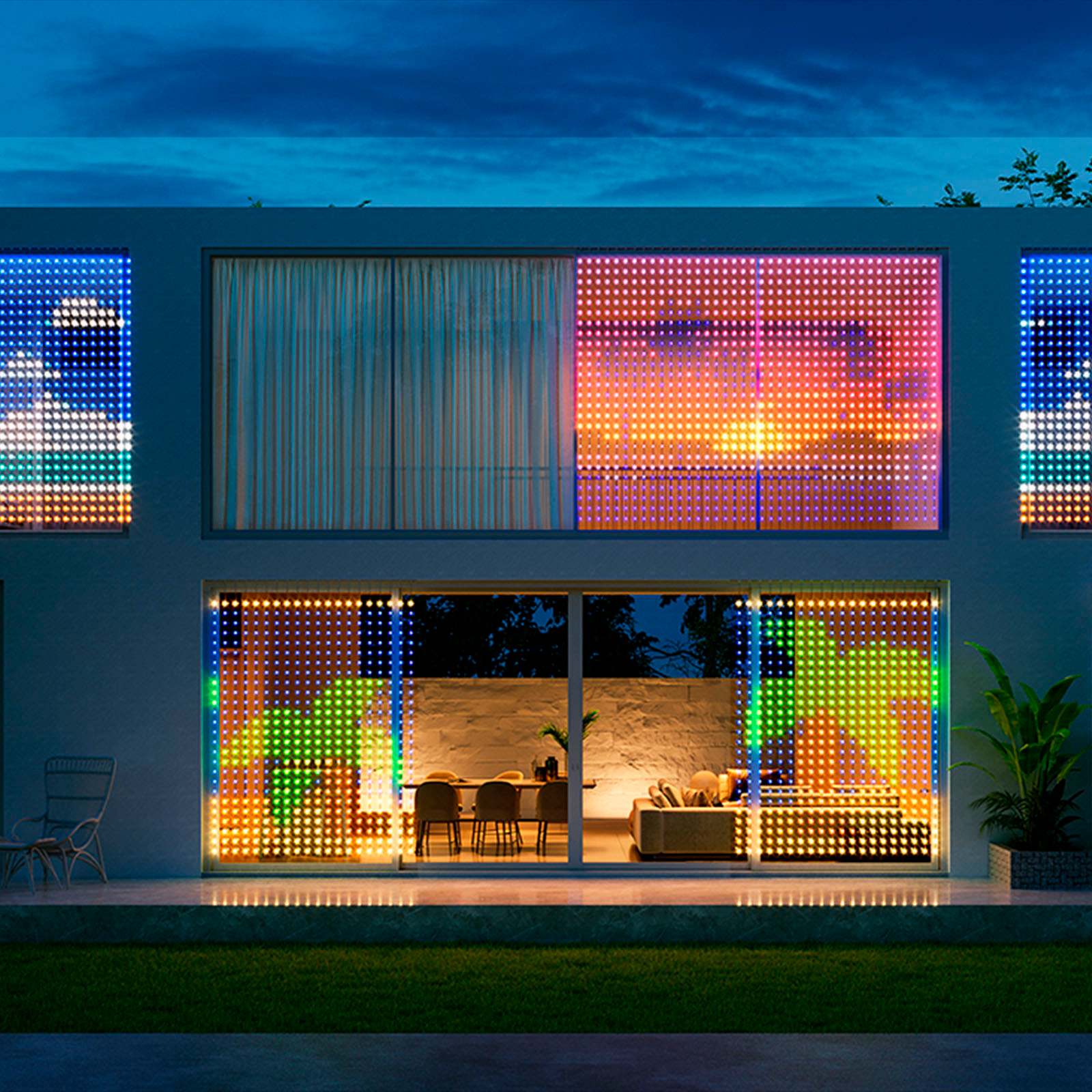 Govee RGBIC Multi-Color Smart Wi-Fi Curtain Lights - Sam's Club