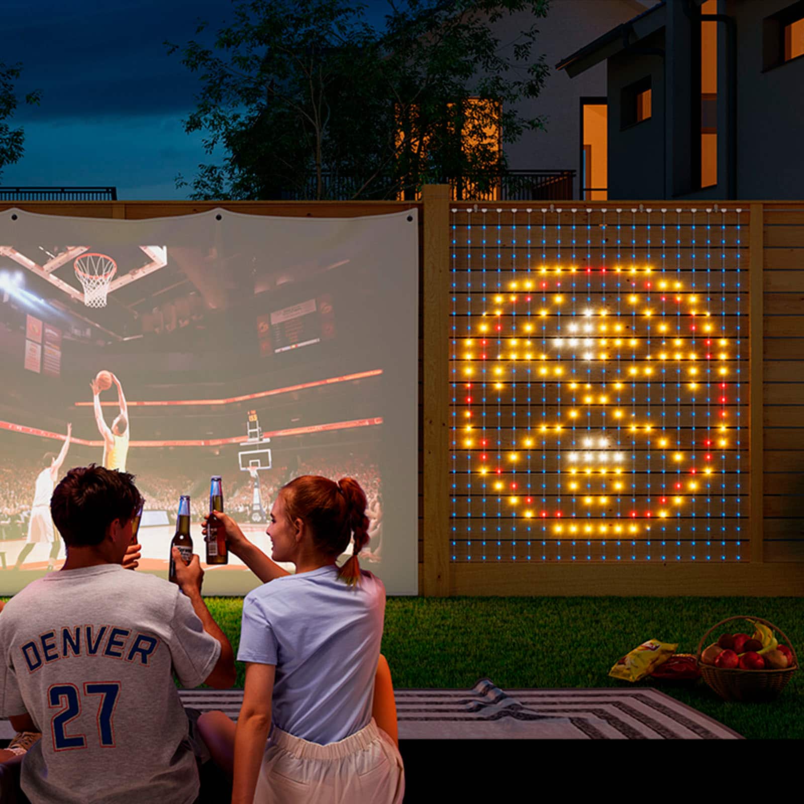 Alt View 24. Govee - RGBIC Curtain Lights - Multi.