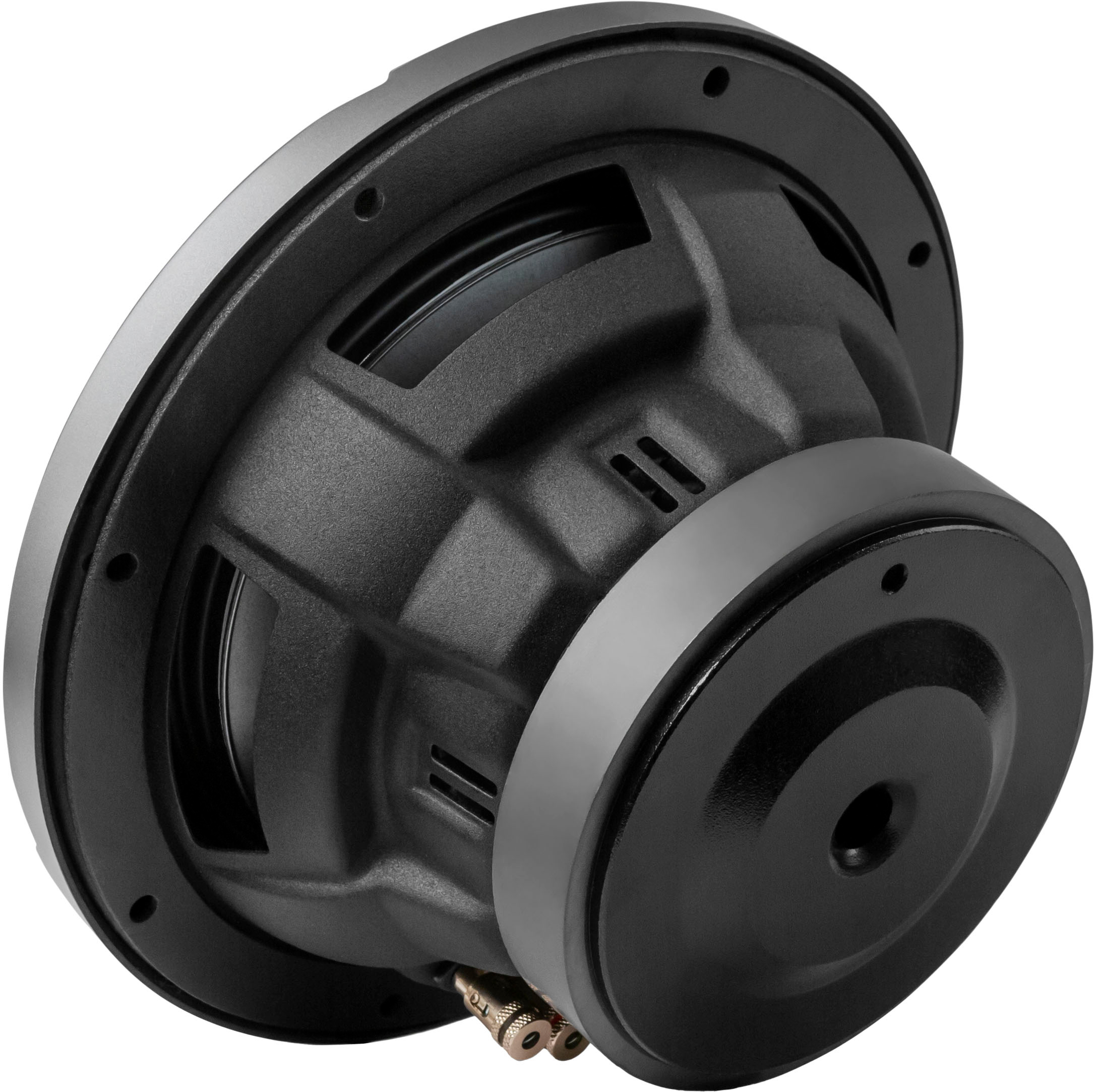 Angle View: Alpine - Next Generation S-Series 8" Dual-Voice Coil 4-Ohm Subwoofer - Black