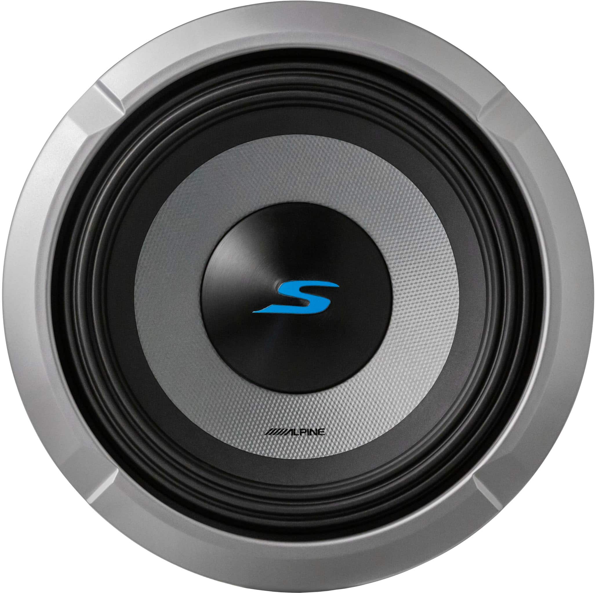 Alpine - Next Generation S-Series 8" Dual-Voice Coil 4-Ohm Subwoofer - Black - Front_Zoom