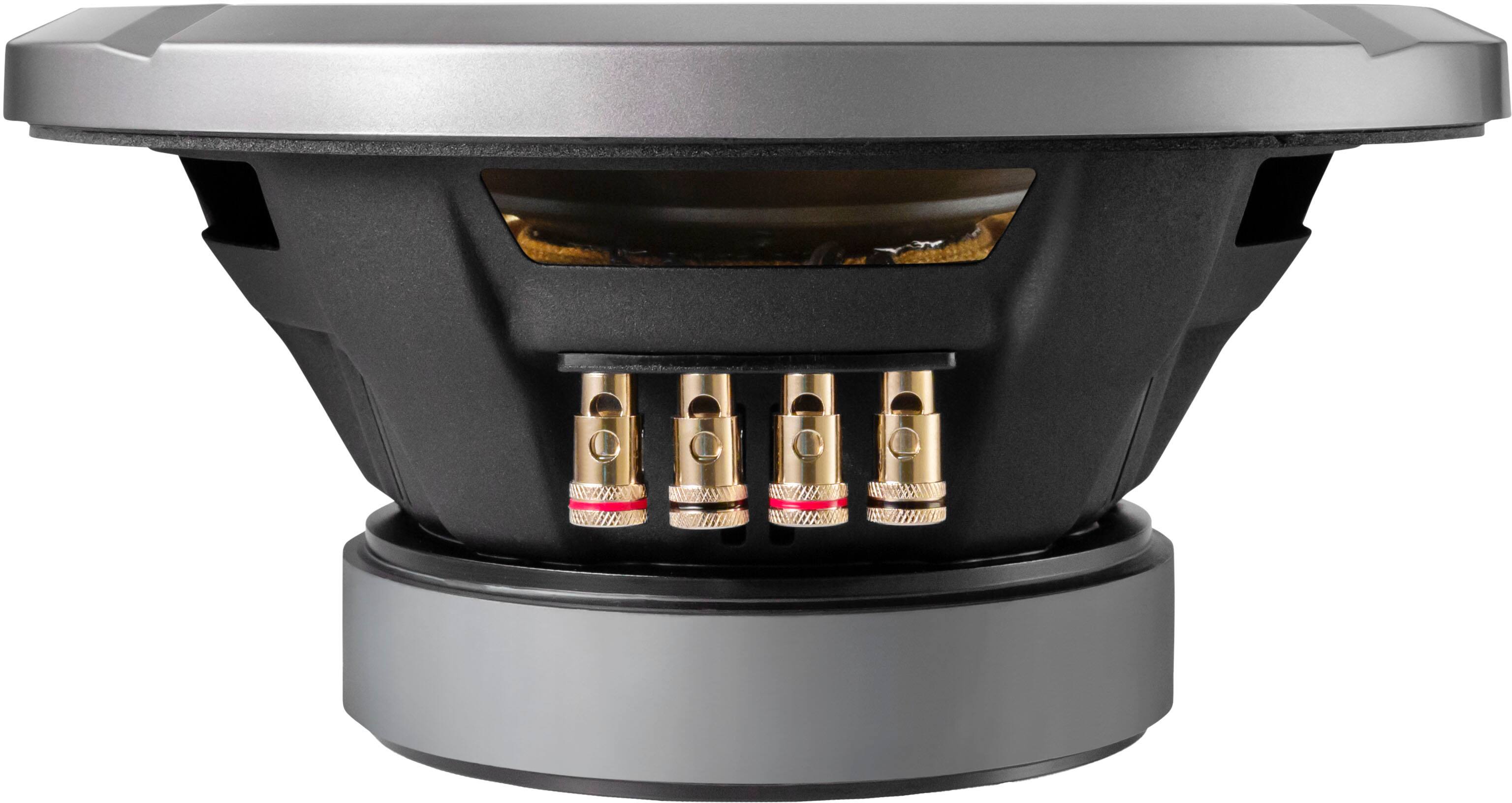 Back View: Alpine - Next Generation S-Series 10" Dual-Voice Coil 4-Ohm Subwoofer - Black