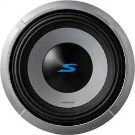 Alpine - Next Generation S-Series 10" Dual-Voice Coil 4-Ohm Subwoofer - Black