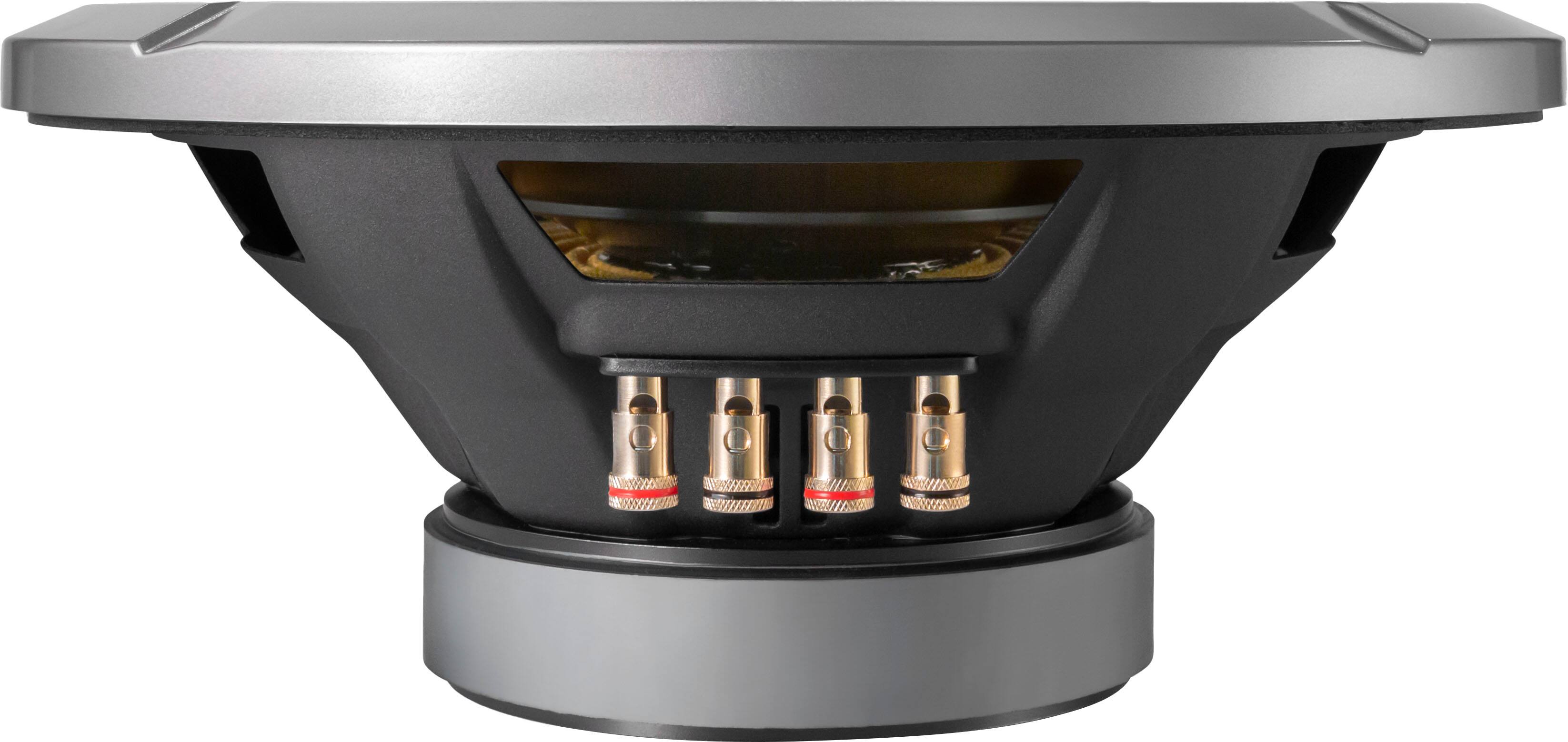 Back. Alpine - Next Generation S-Series 12" Dual-Voice Coil 2-Ohm Subwoofer - Black.