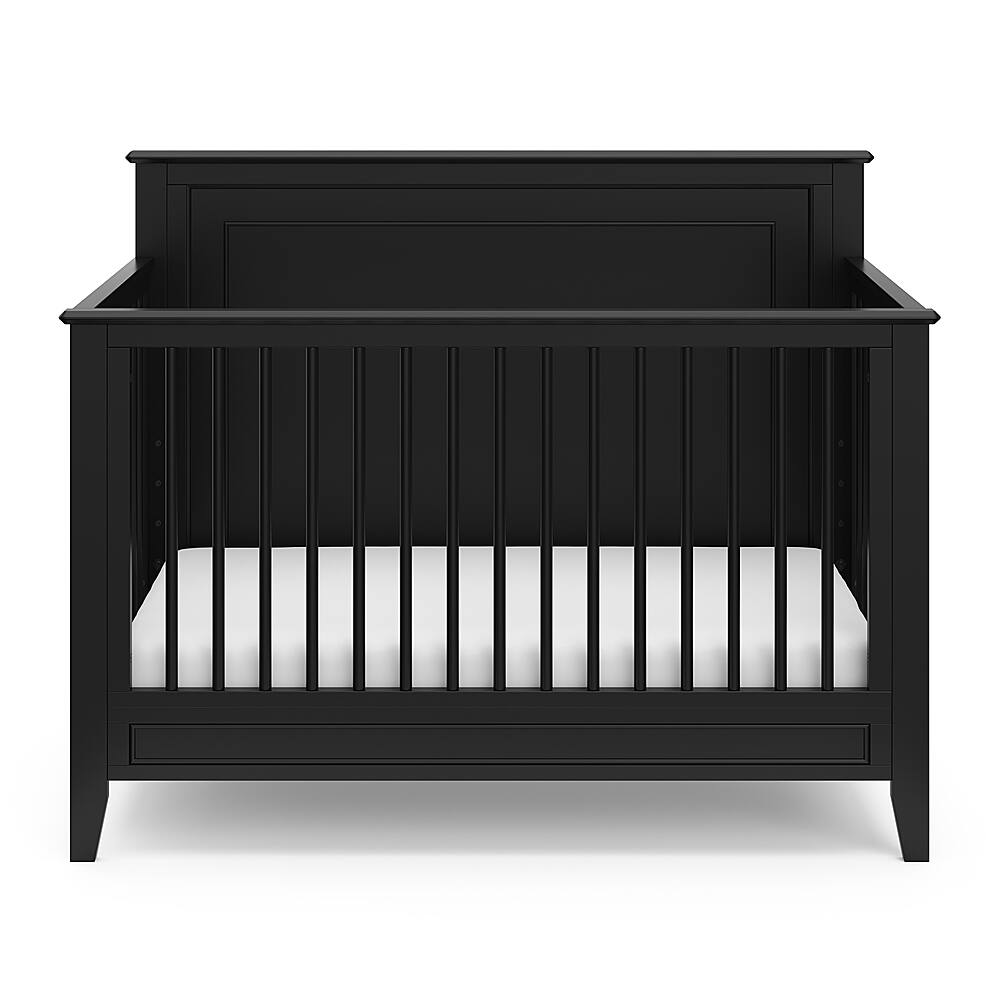 Black hot sale sleigh crib