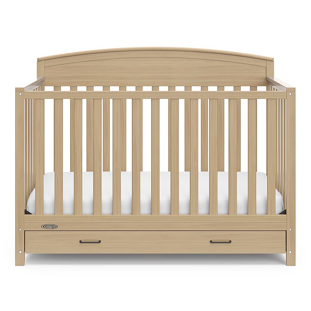Best Buy Graco Benton 5in1 Convertible Crib with Drawer Driftwood