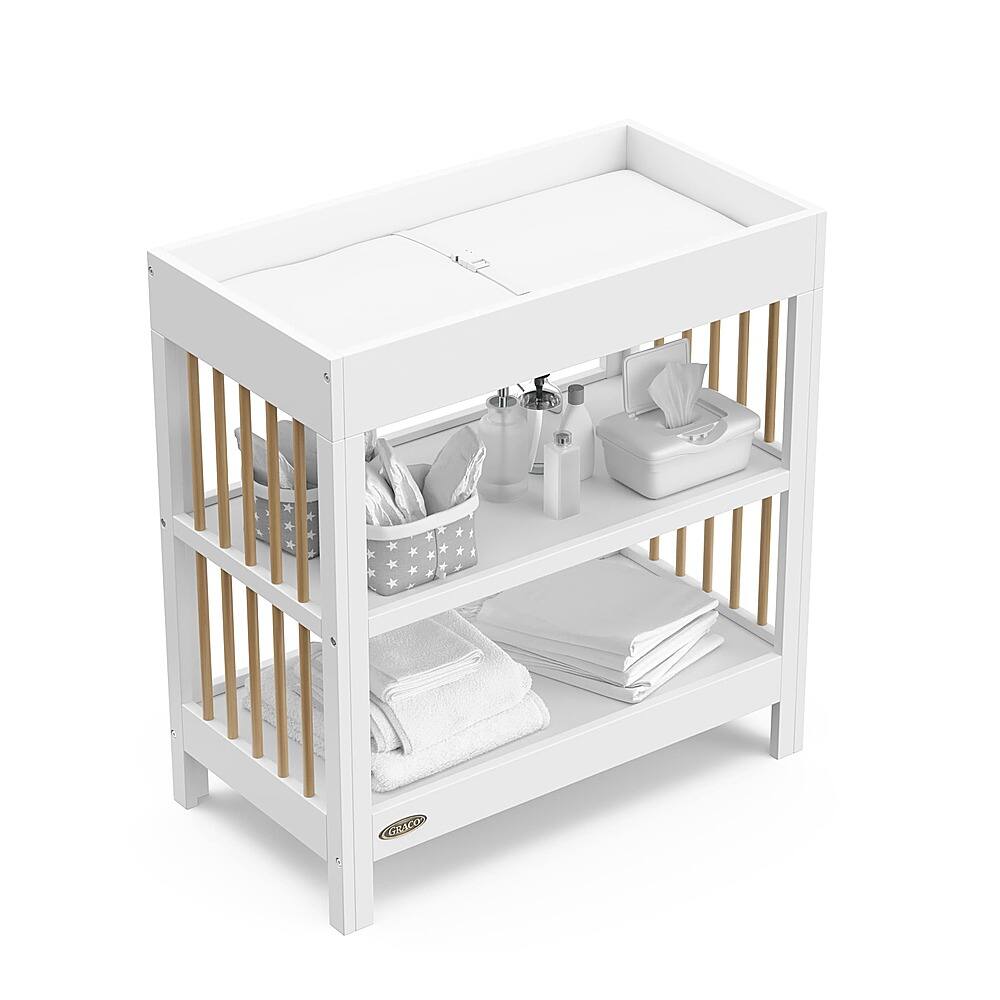 Best Buy Graco Teddi Changing Table White/Driftwood 005242171