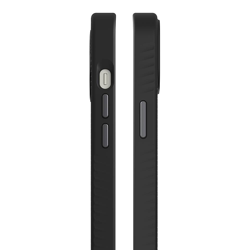 Alt View 1. ZAGG - London Snap MagSafe Compatible Case with Stylish Fabric Exterior for Apple iPhone 15 - Black.