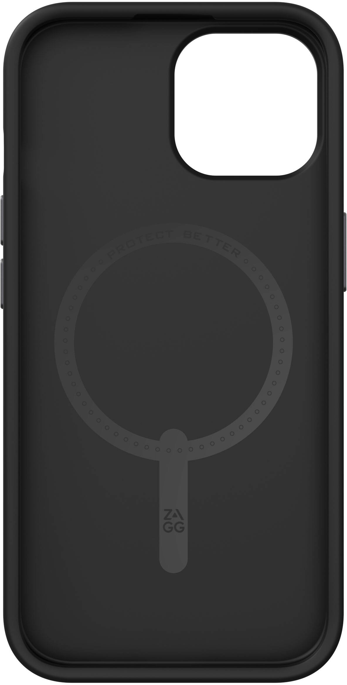 Alt View 11. ZAGG - London Snap MagSafe Compatible Case with Stylish Fabric Exterior for Apple iPhone 15 - Black.