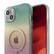 Angle. ZAGG - Milan Snap MagSafe Compatible Case for Apple iPhone 15 Plus - Iridescent.