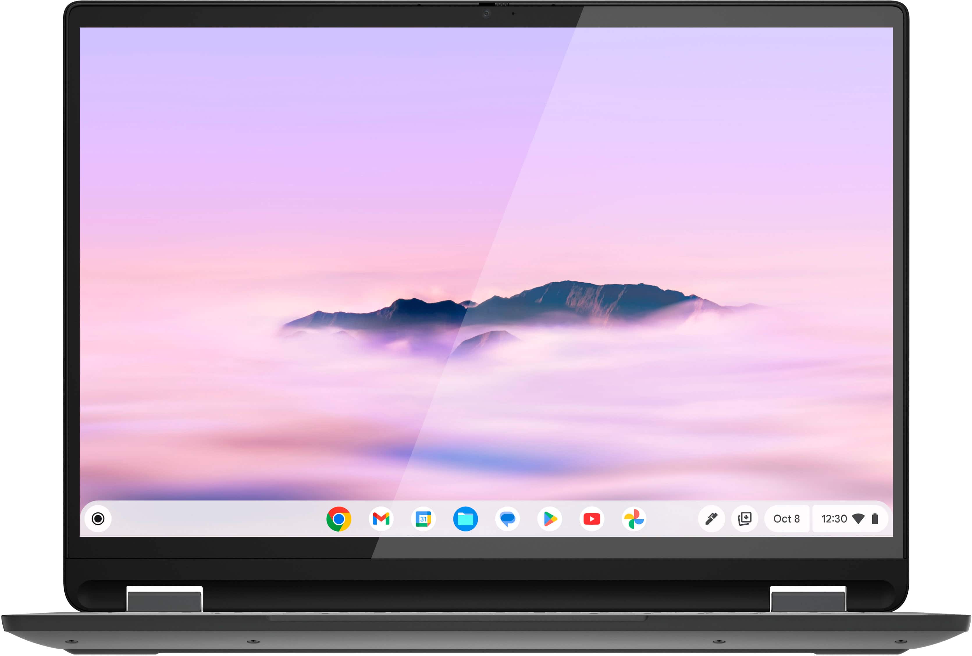 Alt View 7. Lenovo - Flex 5i Chromebook Plus Laptop with Google AI - 14" 2K Touch - Intel i3-1315U - 8GB RAM - Intel UHD Graphics - 128GB SSD - Storm Grey.