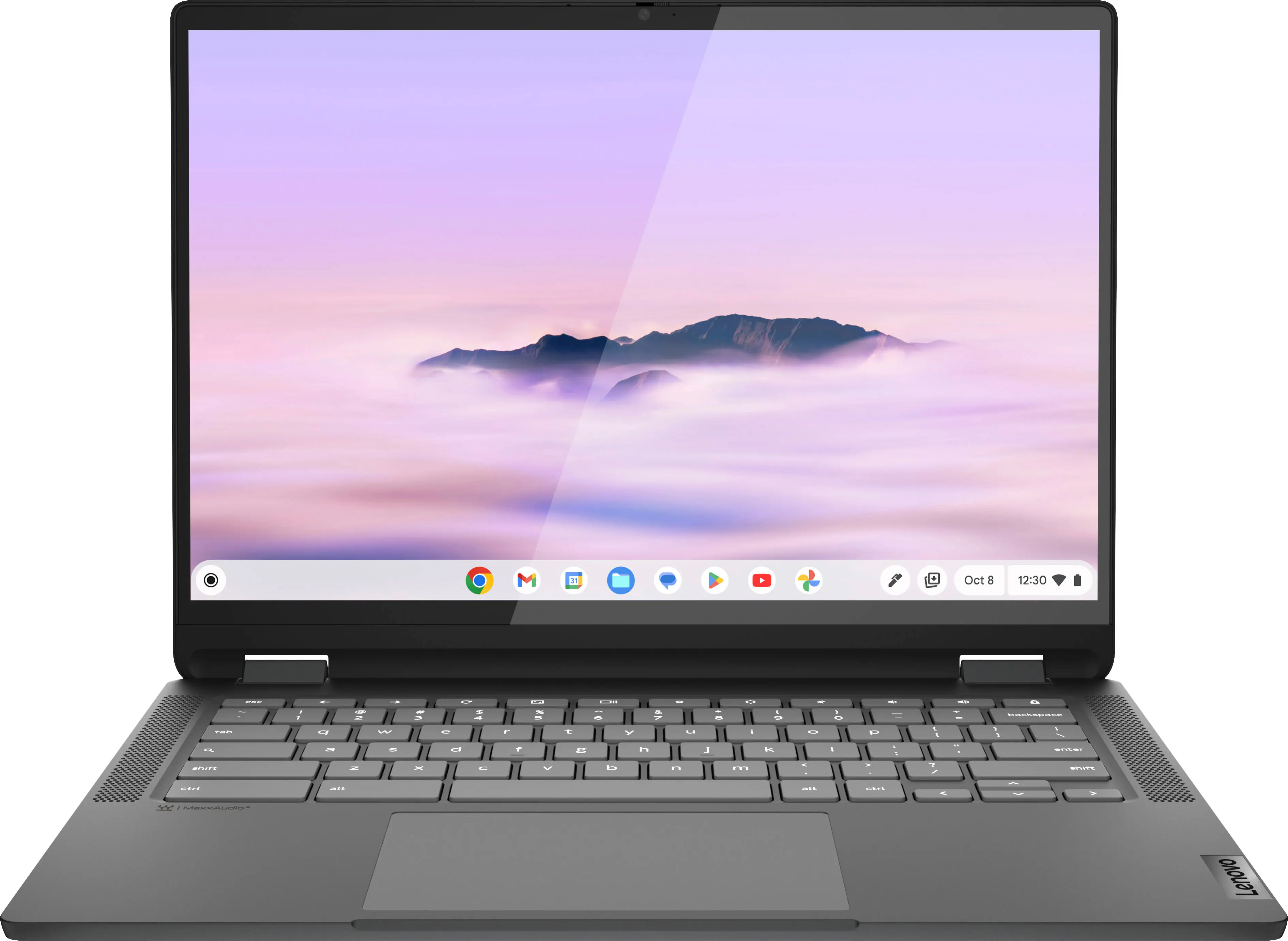 Lenovo - Flex 5i Chromebook Plus Laptop with Gemini - 14" 2K Touchscreen - Intel i3 1315U 2023 - 8GB RAM - 128GB SSD - Storm Grey