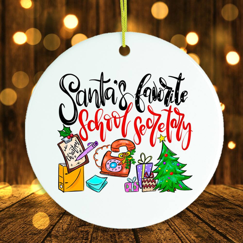 Santa's favorite  
School Secretary