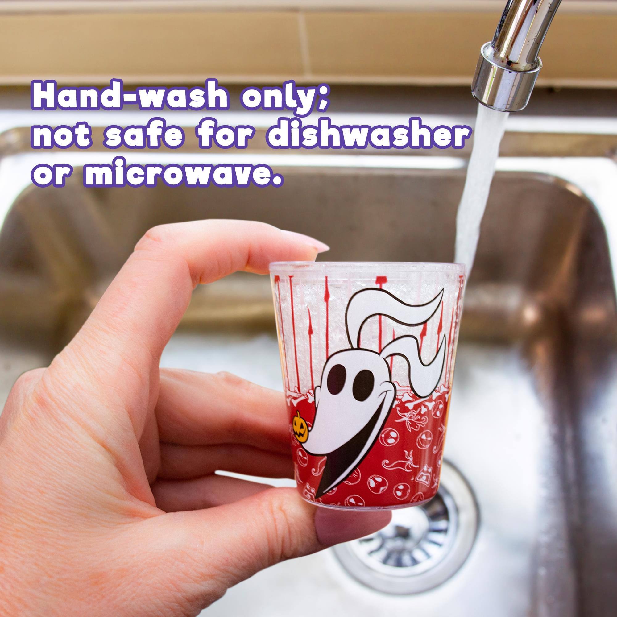 Hand-wash only; not safe for dishwasher or microwave.