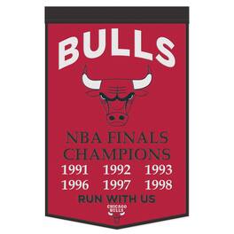 WinCraft - Chicago Bulls 24" x 38" Championship Banner - Multicolor