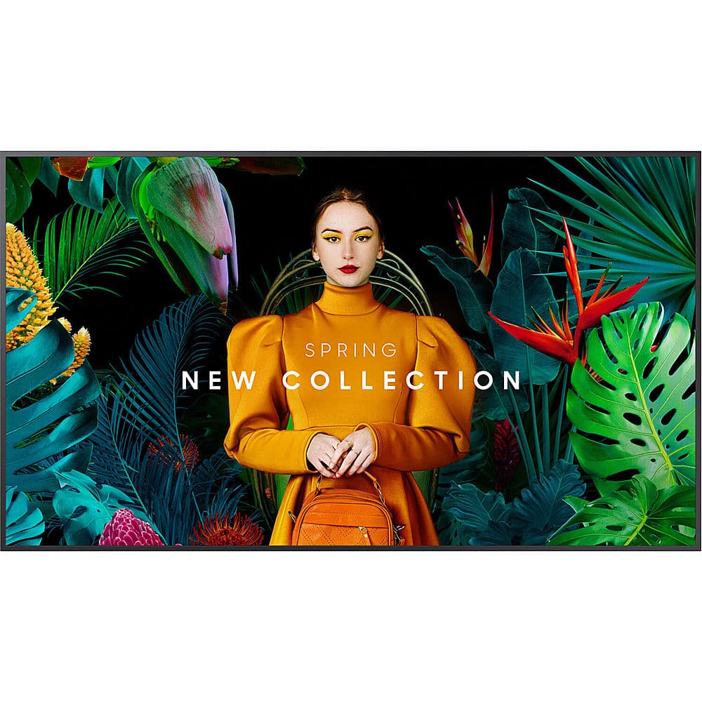 Angle. Samsung - Samsung 50-inch Commercial 4K UHD Display, 500 NIT.