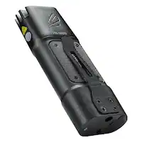 Panther Vision - FLATEYE 1025 Lumens Rechargeable FR-1000 Flashlight - Black - Front_Zoom