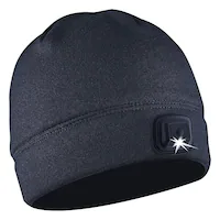 Panther Vision - POWERCAP 3.0 70 Lumen Rechargeable LED Beanie Headlamp - Navy - Front_Zoom