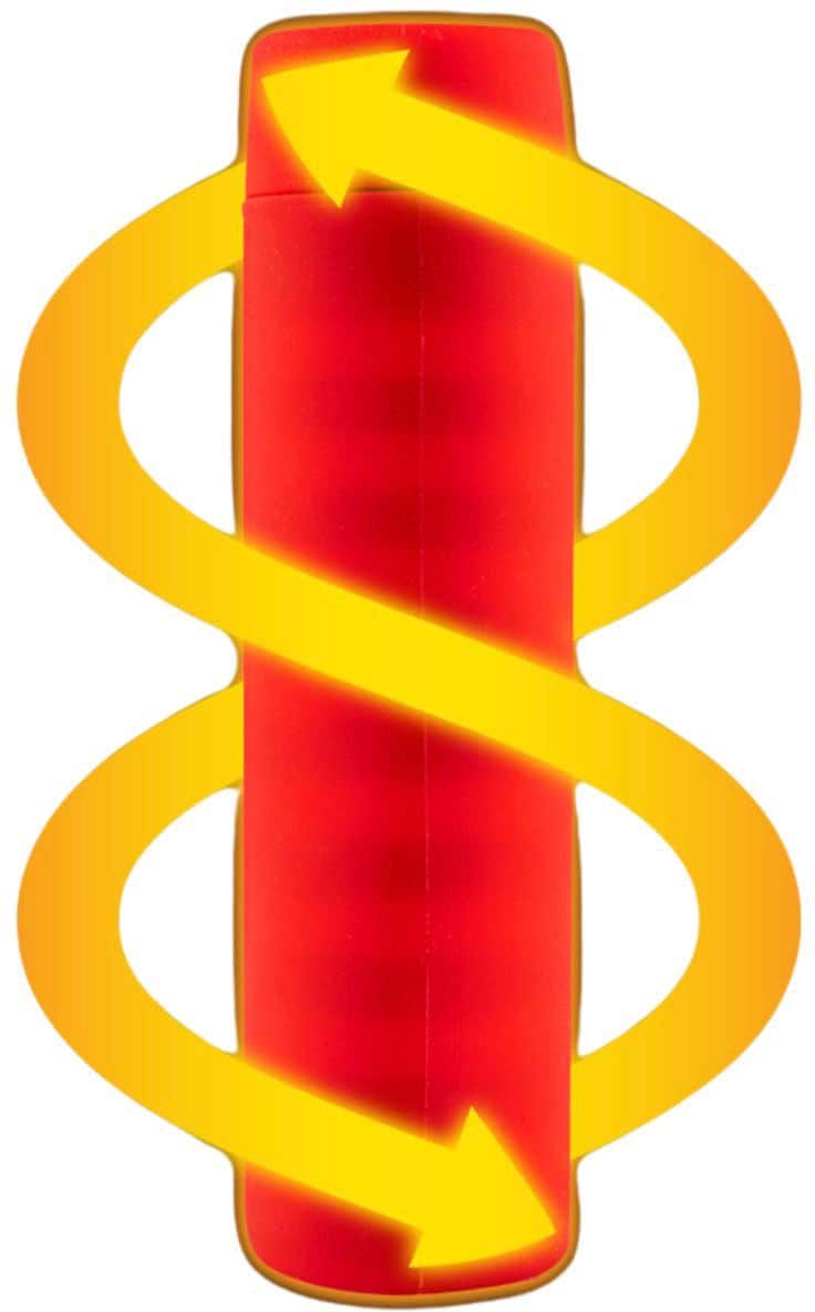 Alt View 11. Panther Vision - POWERPAW 502 IP67 Waterproof Rechargeable Hand Warmer - Red.