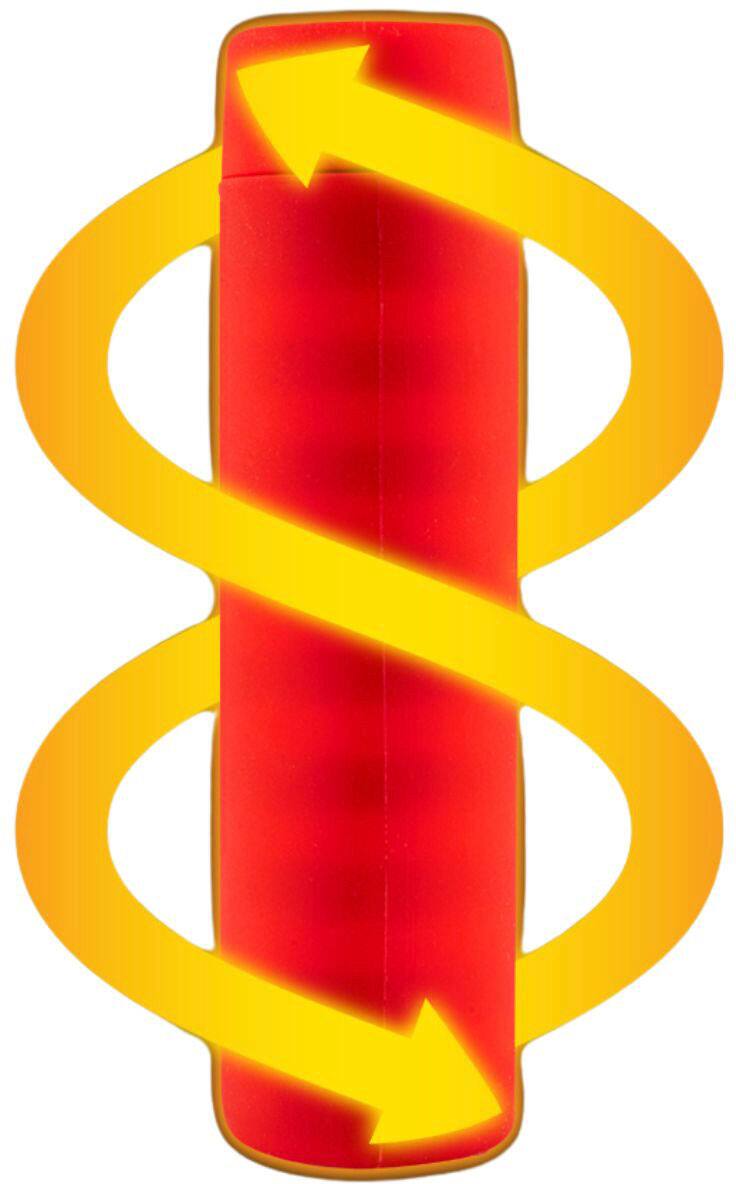 Alt View 11. Panther Vision - POWERPAW 502 IP67 Waterproof Rechargeable Hand Warmer - Red.