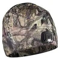 Panther Vision - POWERCAP 3.0 70 Lumen Rechargeable LED Beanie Headlamp - Mossy Oak - Front_Zoom