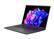 Left. Acer - Swift X 14” OLED 2880 x 1800 120Hz HDR500 Laptop – Intel i7-13700H with 16GB LPDDR5– GeForce RTX 4050– 1TB SSD - Steel Gray.