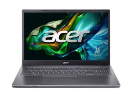 Acer - Aspire 5 Laptop – 15.6" Full HD 1920x1080 IPS – Intel i7-1355U with 16GB DDR4 – NVIDIA GeForce RTX 2050 - 1TB SSD - Steel Gray - Front_Zoom