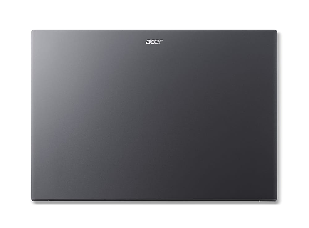 Alt View 10. Acer - Swift X 16 – OLED 16" 3200x2000 120Hz HDR500 Laptop – AMD Ryzen 9 7940HS with 16GB LPDDR5– GeForce RTX 4050 –1TB SSD - Steel Gray.