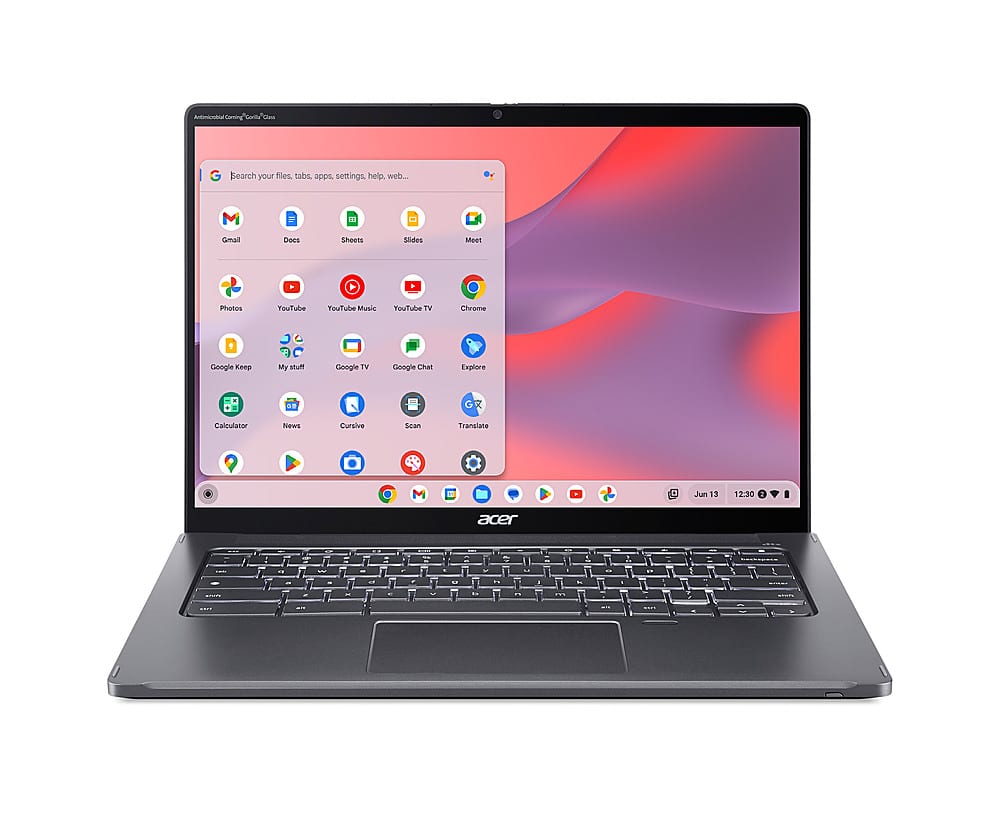 Acer - Refurbished Excellent - Chromebook Spin 714 2-in-1 Touch Screen Laptop - Intel i7-1355U with 8GB LPDDR4X – 256GB SSD - Steel Gray