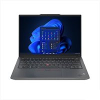 Lenovo - ThinkPad E14 Gen 5 14" Touch-Screen Laptop - i5-1335U with 16GB Memory - 512GB SSD - Black - Front_Zoom