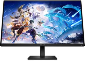 HP OMEN - 27" IPS LED FHD 240Hz FreeSync and G-SYNC Compatible Gaming Monitor with HDR (DisplayPort, HDMI, USB) - Black - Front_Zoom